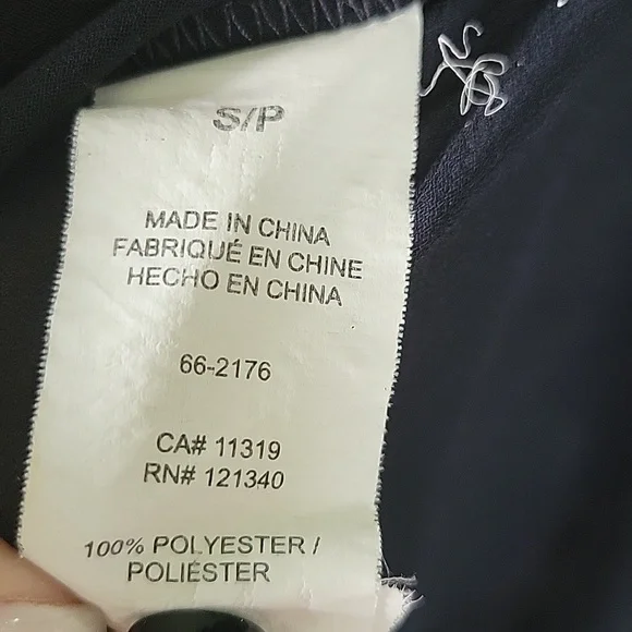 Garage Sheer Button Up Long Sleeve Shirt Top Sz S Black - Picture 10 of 11